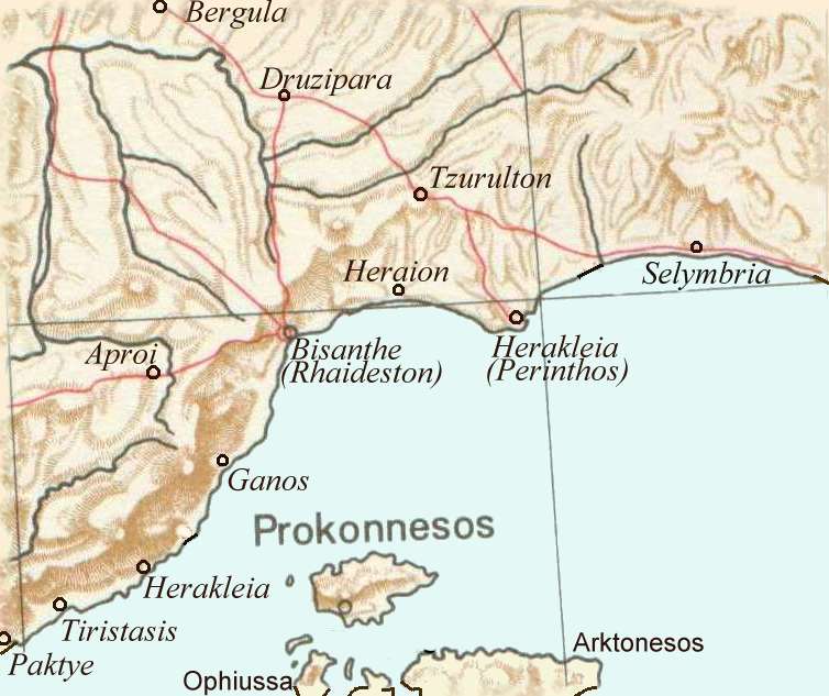 Thrakien, Propontis, Prokonnesos, Perinthos