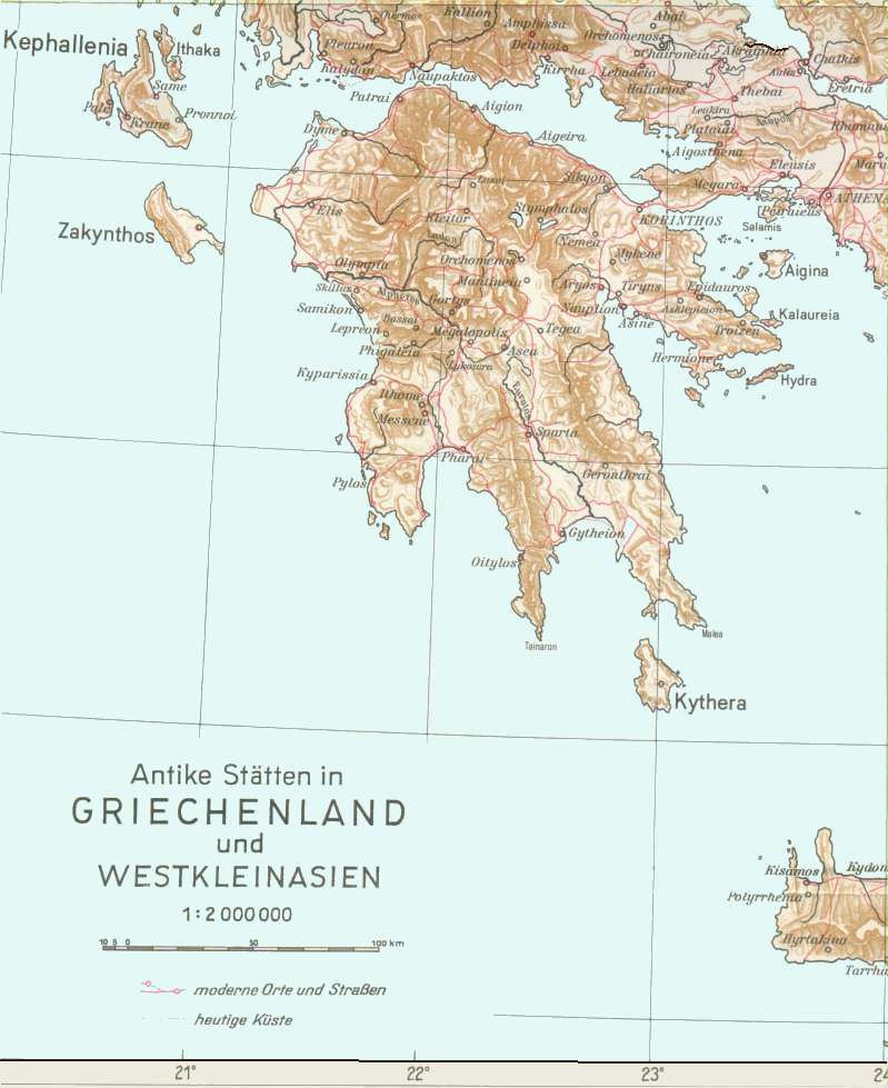 Mittelgriechenland und Peloponnes