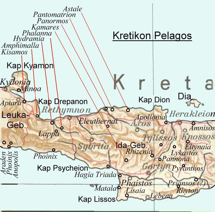 Mittelteil von Kreta