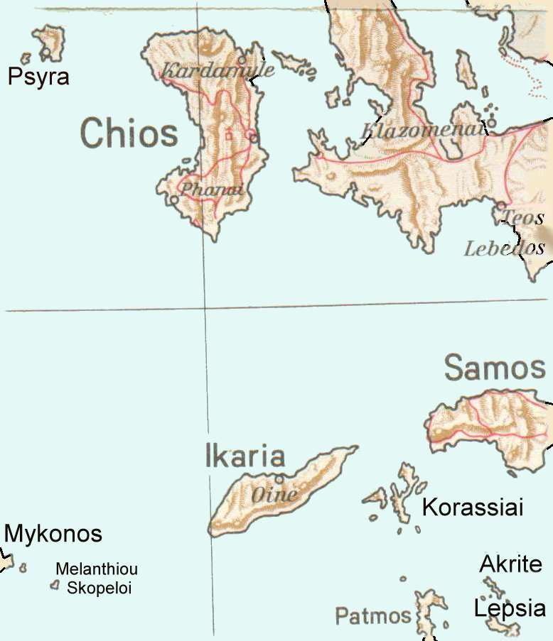 Chios, Samos, Ikaria, Patmos