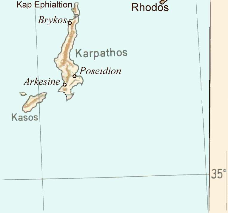 Kretisches Meer, Karpathos, Kasos