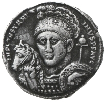 Constantinus I., Silbermedaillon (München, Staatl. Münzsammlung)