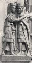 Constantius Chlorus und Galerius (Venedig, Porphyrrelief am Dogenpalast)
