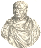 Vespasianus mit Paludamentum  Florenz, Uffizien (Oehler 61)